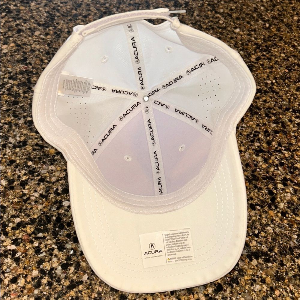 NEW Acura White Unisex Hat - Picture 6 of 7